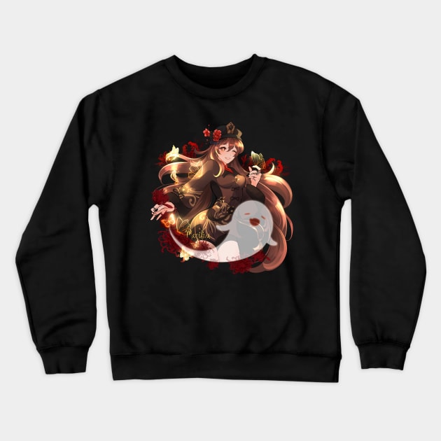 hu tao 2 genshin impact Crewneck Sweatshirt by Mariliya